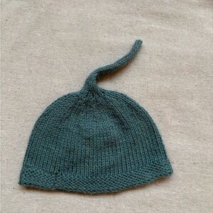 Cozy Knit Kids Hat - Green